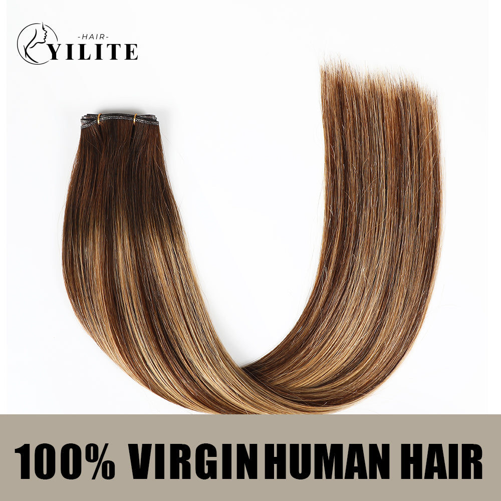 YILITE Seamless Genius Virgin Human Hair Weft 2Pcs (#P4/27/T4