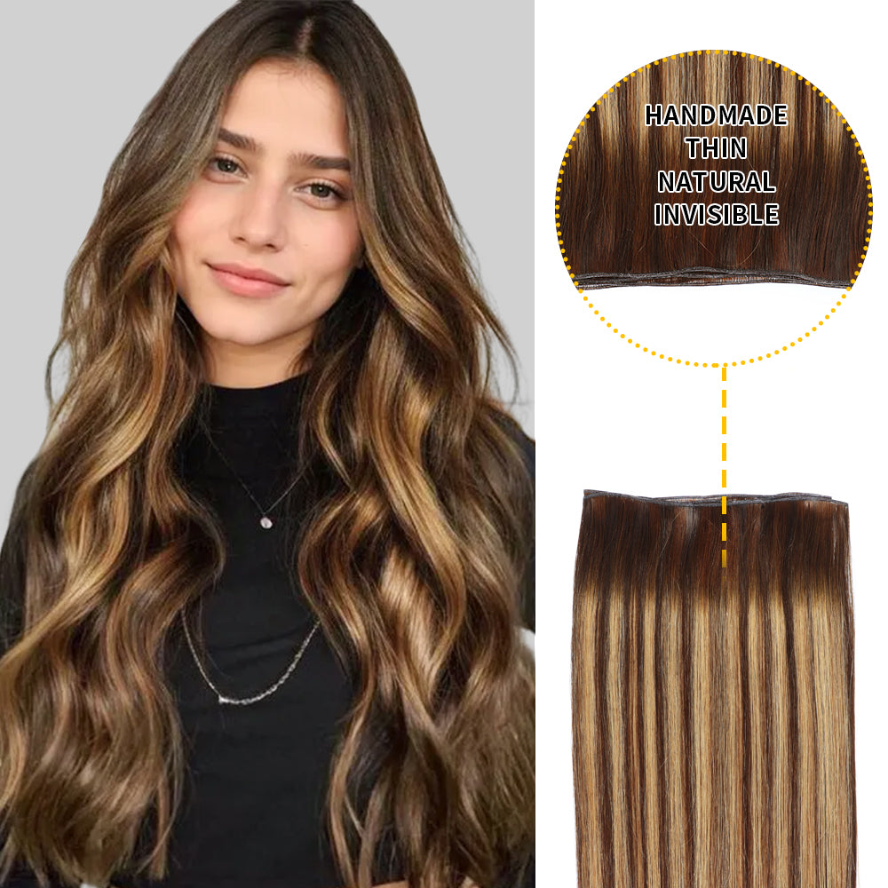 YILITE Seamless Genius Virgin Human Hair Weft 2Pcs (#P4/27/T4